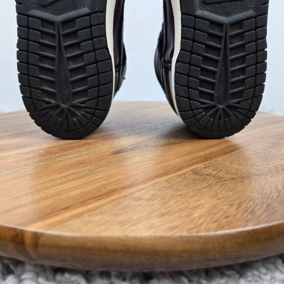 Nike Dunk High Fragment Beijing PS 2021 Black Wine Casual Daily Sneaker Kids 1y - Picture 13 of 15